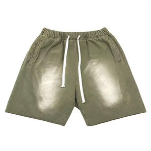 กางเกงขาสั้นออกกำลังกายแบบลำลองของผู้ชายผ้าฝ้าย100% ลายตามสั่งได้เอวยืดได้ไซส์จ๊อกกิ้งไซส์ - Product Image 1