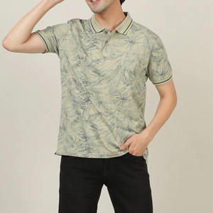 Camisetas Polo de sublimación de ropa de hombre con logotipo personalizado OEM, camisetas Polo de manga corta de secado rápido, tarifa de venta completa - Product Image 3