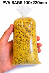 Sacs PVA 100x160mm 100x220mm 50 unités, à dissolution rapide, pour appâts de pêche, matériel de pêche à la carpe, pour la pêche au feeder - Product Image 5