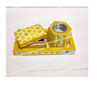 Mini ensemble de support de brûleur d'encens Bakhour Madkhan Mubkhra matériel de graine de bois usage religieux Ramadan Eid cadeaux cadeaux boîtes emballées