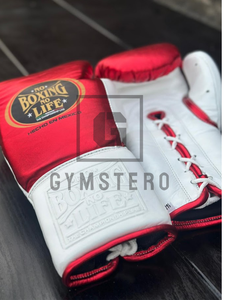 Guantes de Boxeo GYMSTERO al por Mayor de Alta Calidad, de Cuero Vacuno Genuino, con Correa de Muñeca Ajustable, Dedos Completos, para Sparring, con Logotipo Personalizado - Product Image 6