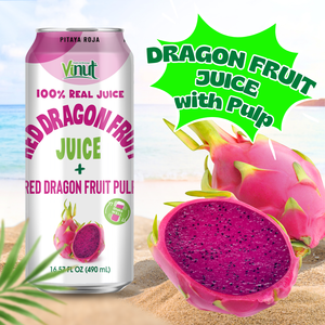 100% Dragon Fruit Pulp Juice Drink Bebida Sin azúcar Sin OGM OEM ODM Etiqueta privada Precio al por mayor Muestra gratis HALAL ISO - Product Image 2