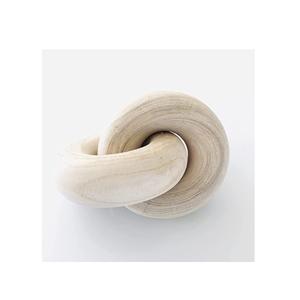 Link Chain Wood <b>Knot</b> Decoration <b>Ornament</b> Wood <b>Knot</b> Decor for Home Living Room Bedroom - Product Image 1