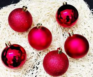 Décorations de boules d'ornements de Noël peints à la main faits à la main - Product Image 4