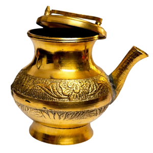 Utensilios de Cocina Árabes Antiguos de Alta Calidad, Lata de Latón Puro con Acabado Pulido y Grabado para Uso en la Cocina - Product Image 1