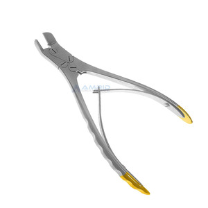 Coupe-fil/goupille-Pour couper un fil dur de 1.7mm ou un fil souple de 2mm, double action, acier inoxydable, 6.9 ''(17.5cm) - Product Image 2