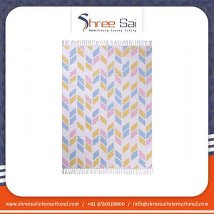 Alfombra de algodón Alfombra India Bloque de mano Estampado indio Alfombra de algodón bordada a mano para la venta al mejor precio Alfombra moderna para la venta - Product Image 6