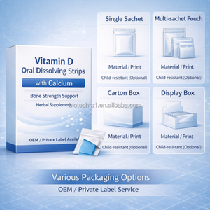 OEM Üretici Bitkisel Takviye Vitamin D Şeritleri Kalsiyumlu Kemik Güçlendirici Boy Uzatma Hapları - Product Image 6