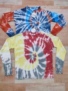 เสื้อสเวตเตอร์ถักแบบผูกย้อมสีสำหรับผู้หญิงเสื้อสเวตเตอร์แฟชั่นลำลองติดป้ายได้ตามต้องการ - Product Image 3