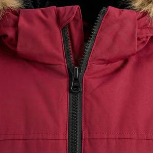 Veste parka en polaire pour enfants, en tissu polaire, tricotée en polyester, brodée, longue veste en sherpa, vêtements d'extérieur chauds et thermiques, vêtements d'hiver confortables - Product Image 4