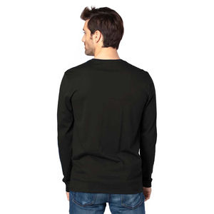 T-shirts à manches longues pour hommes T-shirts à manches longues pour hommes avec logo personnalisé Vente en gros T-shirts à manches longues pour hommes Fournisseur d'usine OEM - Product Image 2