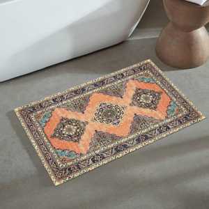 Warm Color Printed <b>Rug</b>, Soft <b>Boho</b> Home Decor, Traditional Turkish Design,Nonwoven Thin <b>Rug</b> - Product Image 2