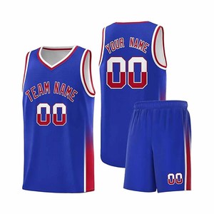 Ensemble de maillot de basket-ball personnalisé avec nom d'équipe et numéro, respirant et à séchage rapide - Product Image 3