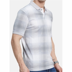 Polo de gran tamaño para hombre, impresión personalizada por sublimación, manga corta, secado rápido, algodón, fabricante OEM disponible - Product Image 3