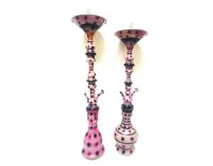 Cachimbas de acero inoxidable egipcio de lujo más vendidas, diseño único de lunares, acabado espejo, alta calidad, venta al por mayor - Product Image 2