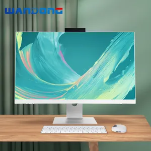 Wandong fabrika patent modeli K10 aio 24 inç çekirdek i9 masaüstü 12 nesil masa pc ddr4 16gb ile dokunmatik ekran dönebilen standı