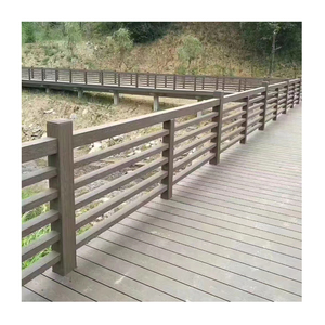 Châu Âu pháp phong cách thiết kế WPC gỗ Ống Vuông 18mm dày Composite bằng gỗ Batten cho sử dụng ngoài trời tếch óc chó Maple màu - Product Image 4