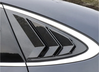 Pièces automobiles thermoformées sur mesure, ailerons de lunette arrière, couvercle de louvres pour lunette latérale arrière