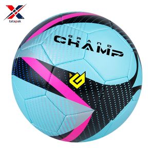 Balón de fútbol personalizado de diseño avanzado tamaño oficial cosido a máquina PU fútbol OEM disponible - Product Image 6