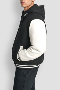 High Quality <b>Men's</b> Varsity Jacket with Manufacturer's Embroidery Logo Multi-Color Winter Wear Wholesale 100% Cotton In AKO - Product Image 2