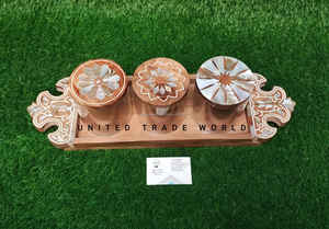 Les bénédictions du Ramadan vous attendent Gagnez un beau plateau en bois et une boîte à bocaux Giveaway par United Trade World - Product Image 2