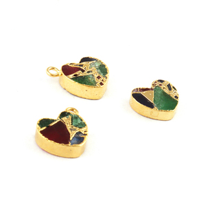 <b>Jewelry</b> <b>Making</b> Connector Mohave Multi Copper Turquoise Single Bail Cold Plated <b>Wire</b> Pendant Connector Diy Charms Supplies Tools - Product Image 4