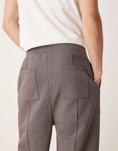 OEM/ODM 100% Cotton Custom Washed <b>Men's</b> pants Custom Screen Printed Logo Heavyweight 500GSM Oversized Paneled <b>Trouser</b> for <b>Men's</b> - Product Image 5