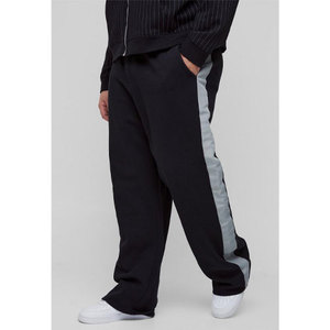 Pantalon sur mesure de haute qualité pour hommes pantalon de survêtement évasé pantalon de survêtement taille élastique pantalon de survêtement 100% coton pour hommes à vendre - Product Image 1