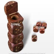 กล่องลูกเต๋าไม้ทำด้วยมือสุดหรูดีไซน์ลวดลายลูกบาศก์ที่ไม่เหมือนใคร - Product Image 4