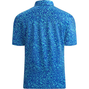 Camiseta de polo de hombre de lona transpirable de secado rápido con logotipo personalizado impreso para ropa deportiva informal hecha a pedido - Product Image 2