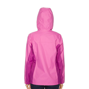 Veste coupe-vent en toile brute pour femme - Légère, imperméable, respirante, coupe-vent d'extérieur avec capuche - Product Image 2