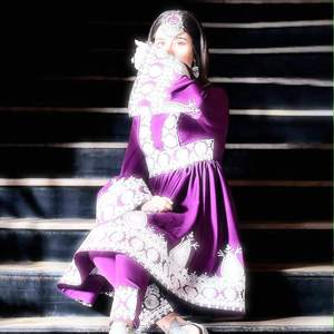 Vestido Tradicional Afgano para Mujer, Ropa Kuchi, Vestido Pashtun Pathani, Material Transpirable - Product Image 6