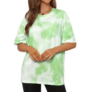 Offre Spéciale personnalisé lavage à l'acide cravate teinture Sublimation T-Shirt séchage rapide confortable tricoté tenue décontracté 3D hommes femmes en gros - Product Image 6