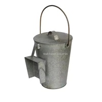 Poubelle en métal plaqué or faite à la main poubelle pour tous les intérieurs panier de rangement rond boîte de haute qualité