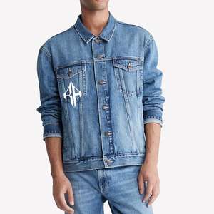 Nuevo chándal superior Color personalizado OEM/ODM Servicio Hombres 100% algodón Alta calidad Stand Collar Winter Denim by ATLANTIC - Product Image 3