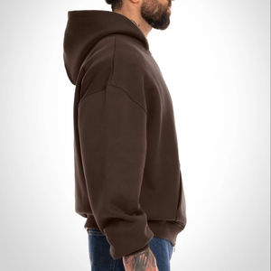 เสื้อสเวตเชิ้ตผู้ชายขายดี คุณภาพพรีเมียม แบบซิป มีฮู้ด สีพื้น ปรับแต่งสีและขนาดได้ ไซส์ 6XL สำหรับฤดูหนาว แห้งเร็ว - Product Image 5