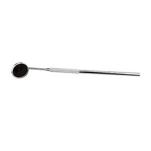 Fuente de alimentación Manual de espejo de boca Dental plateado de acero inoxidable desechable aprobado por CE para consumibles dentales de verificación de cavidad Oral - Product Image 5
