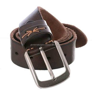 Ceinture en cuir véritable Commande en gros Marron Noir Toutes les couleurs Personnalisées Disponibles dans toutes les tailles et couleurs au fabricant Exportateur - Product Image 6