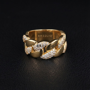 Wholesale 925 Sterling Silver Cuban Link Band <b>Ring</b> Iced Out Moissanite Hip Hop Fine Jewelry for <b>Men</b> Women - Product Image 4