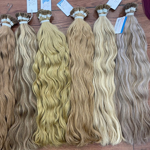 100% Vietnamese Human Hair I Tip Extensions Raw Hair Bundles Natural Straight Remy Hair Various Colors No <b>Tangle</b> No Shedding - Product Image 6
