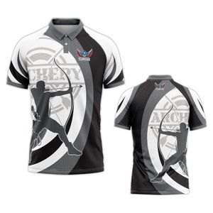 Camiseta de caza para hombre, camiseta informal de algodón de manga corta para hombre Archer, camiseta de tiro con arco con cuello redondo, Camiseta de algodón 100% - Product Image 6