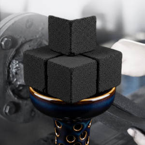 Experiencia Pureza 100% Briquetas de carbón de coco natural Ceniza blanca Ecológica Larga combustión Sin humo Alta retención de calor - Product Image 1