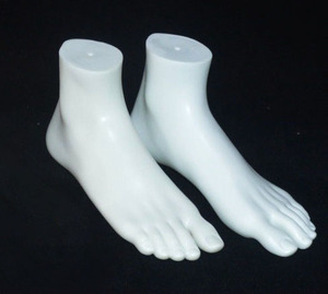 Mode noir or femme chaussette affichage forme en plastique femme vêtements modèle pied Mannequin pour magasin affichage - Product Image 6