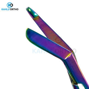 KAHLU Ciseaux orthopédiques à bandage chirurgical en acier inoxydable Multicolore Bonne vente Source d'alimentation manuelle Prix compétitif - Product Image 5