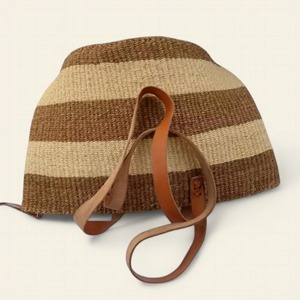 ถุงผ้าปอกระเจาธรรมชาติหลากสีพร้อมที่จับเชือกกระสอบผ้าใบทรงสี่เหลี่ยมผืนผ้า - Product Image 5