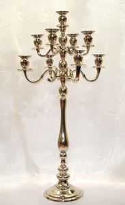 Candelabros decorativos altos aspecto clásico Premium lujos reales estilo único candelabros de pie de boda de lujo centro de mesa - Product Image 3