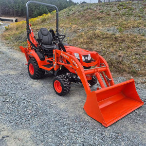 Tracteur à roues Kubota BX23S neuf à prix avantageux, équipement agricole avec moteur diesel YTO de qualité DIY 28v, doté d'une benne à herbe - Product Image 1