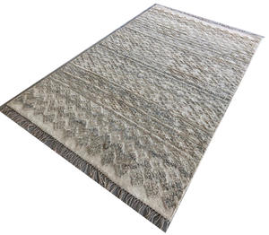 Alfombra anudada a mano marroquí peluda de gran venta de fabricante indio 100% lana ecológica para interiores de casas modernas - Product Image 2