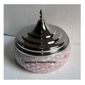 Incrustation de nacre de mariage, casseroles de service en acier inoxydable, chauffe-aliments, marmite, cocotte en nacre, ensembles d'ustensiles de cuisine, serpillière - Product Image 3