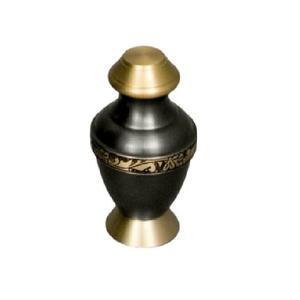 High Quality Brass Cremation <b>Keepsake</b> Urns With Full Engraving Antique Finished <b>For</b> Human <b>Ashes</b> Funeral Supply - Product Image 3